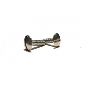Flachrundschraube mit Schlitzantrieb M6 x25mm A2