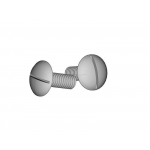 Flachrundschraube mit Schlitzantrieb M6 x25mm A2